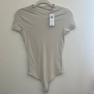 Abercrombie & Fitch Beige Bodysuit